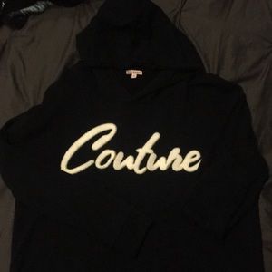 Juicy Couture hooded crop sweater!